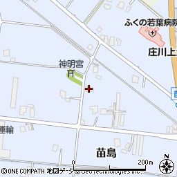 苗島公民館周辺の地図