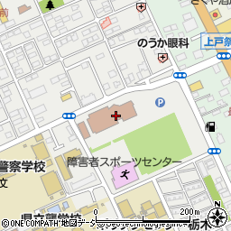 栃木県共同募金会周辺の地図