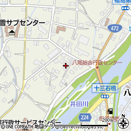富山県富山市八尾町福島167周辺の地図