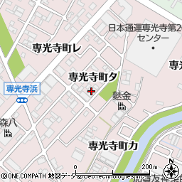 石川県金沢市専光寺町周辺の地図