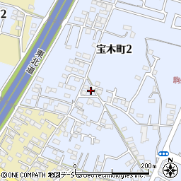 栃木県宇都宮市宝木町2丁目895周辺の地図