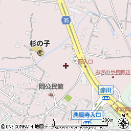 長野県長野市篠ノ井西寺尾岡周辺の地図