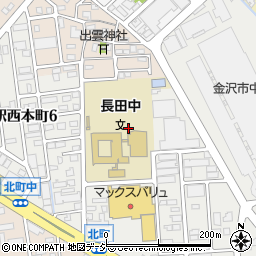石川県金沢市二宮町1周辺の地図