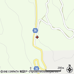 長野県長野市信州新町越道2210周辺の地図