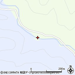 長野県長野市信州新町越道4994周辺の地図