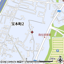 栃木県宇都宮市宝木町2丁目906-3周辺の地図