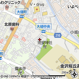 石川県金沢市大樋町7周辺の地図