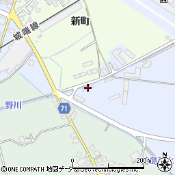 川田工業富山工場周辺の地図