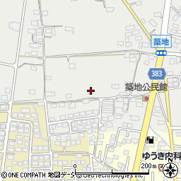 長野県長野市篠ノ井岡田165-2周辺の地図