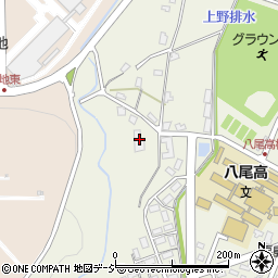 富山市八尾町美術保存展示館周辺の地図