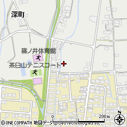 長野県長野市篠ノ井岡田124-2周辺の地図