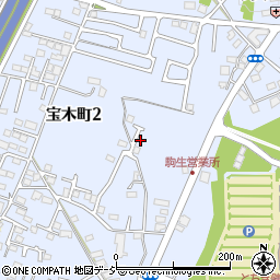 栃木県宇都宮市宝木町2丁目906-4周辺の地図