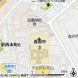 石川県金沢市二宮町周辺の地図