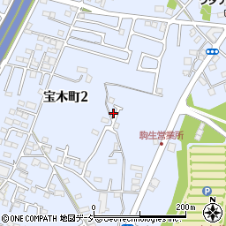 栃木県宇都宮市宝木町2丁目906-11周辺の地図