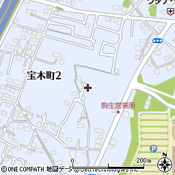栃木県宇都宮市宝木町2丁目906-5周辺の地図