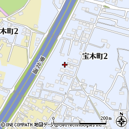栃木県宇都宮市宝木町2丁目954周辺の地図