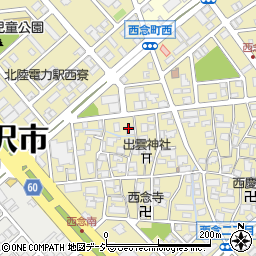 ローレルバンクマシン株式会社金沢支店周辺の地図