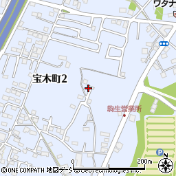 栃木県宇都宮市宝木町2丁目906周辺の地図