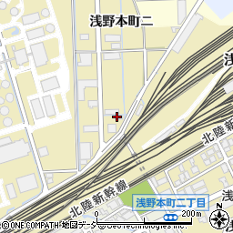日貨労金沢支部周辺の地図