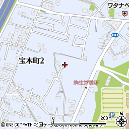 栃木県宇都宮市宝木町2丁目906-6周辺の地図