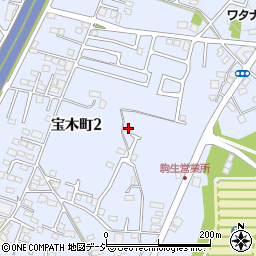栃木県宇都宮市宝木町2丁目906-8周辺の地図