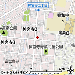 能美防災株式会社　金沢支社周辺の地図