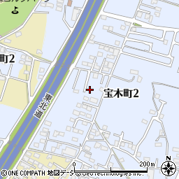 栃木県宇都宮市宝木町2丁目950周辺の地図