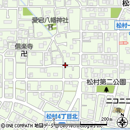石川県金沢市松村周辺の地図