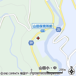 富山県富山市山田中村496周辺の地図