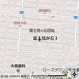 栃木県宇都宮市富士見が丘周辺の地図