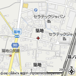 長野県長野市篠ノ井岡田507周辺の地図
