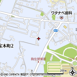 栃木県宇都宮市宝木町2丁目816周辺の地図
