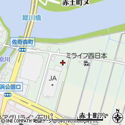 石川県金沢市佐奇森町イ周辺の地図