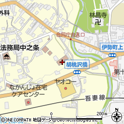 群馬県庁　吾妻行政県税事務所周辺の地図