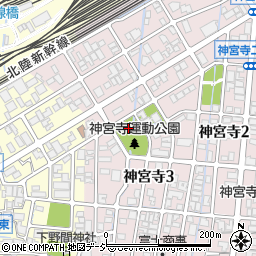神宮寺運動公園周辺の地図