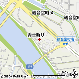 石川県金沢市赤土町リ59周辺の地図