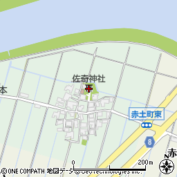 佐奇神社周辺の地図