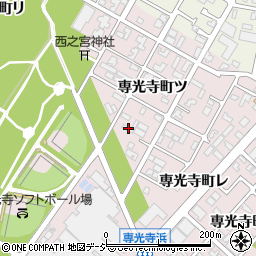 石川県金沢市専光寺町ツ38周辺の地図
