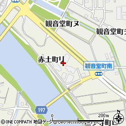 石川県金沢市赤土町リ58周辺の地図
