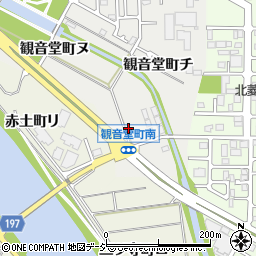 石川県金沢市観音堂町リ周辺の地図