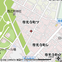 石川県金沢市専光寺町ツ50-3周辺の地図