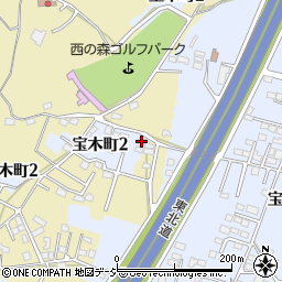 栃木県宇都宮市宝木町2丁目970-3周辺の地図