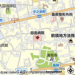 田島病院周辺の地図