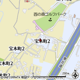 栃木県宇都宮市宝木町2丁目972周辺の地図