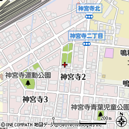 神宮寺コミユニテイセンター周辺の地図