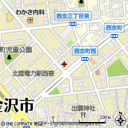朝日生命保険相互会社　新金沢営業所周辺の地図
