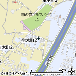 栃木県宇都宮市宝木町2丁目970-4周辺の地図