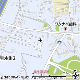 栃木県宇都宮市宝木町2丁目919-19周辺の地図