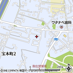 栃木県宇都宮市宝木町2丁目919-18周辺の地図