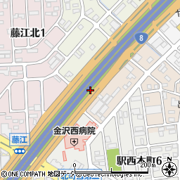 石川県金沢市二宮町ロ周辺の地図